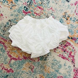 Aerie white rocking rags skirt